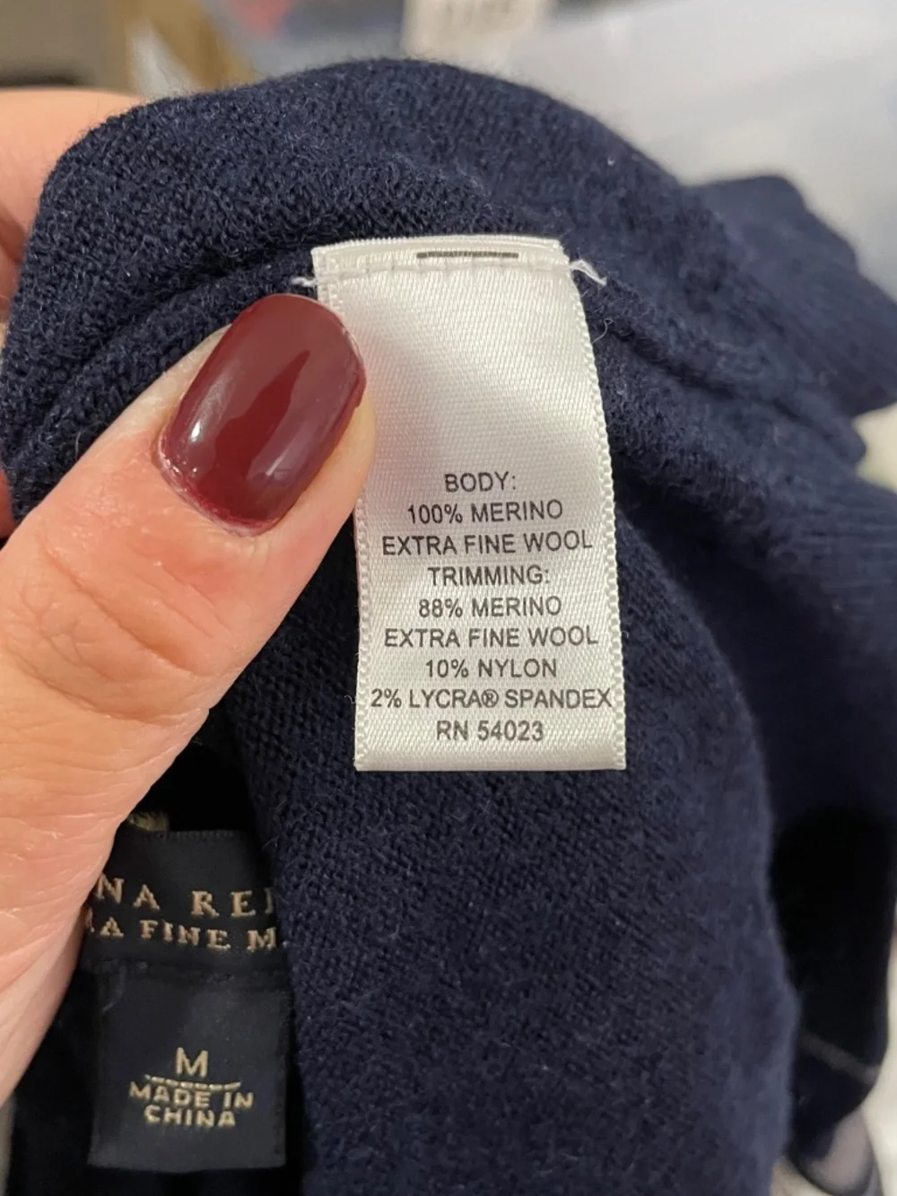 Banana Republic 100% merino